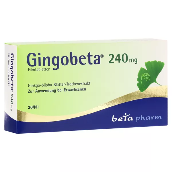 Gingobeta 240 mg Filmtabletten 30 St