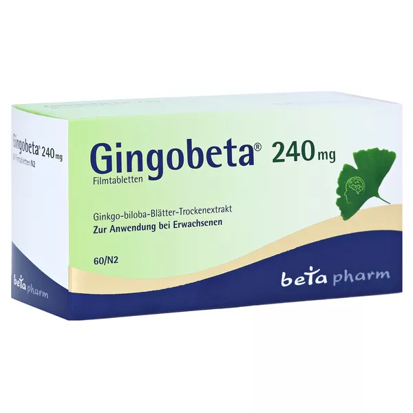 Gingobeta 240 mg Filmtabletten 60 St