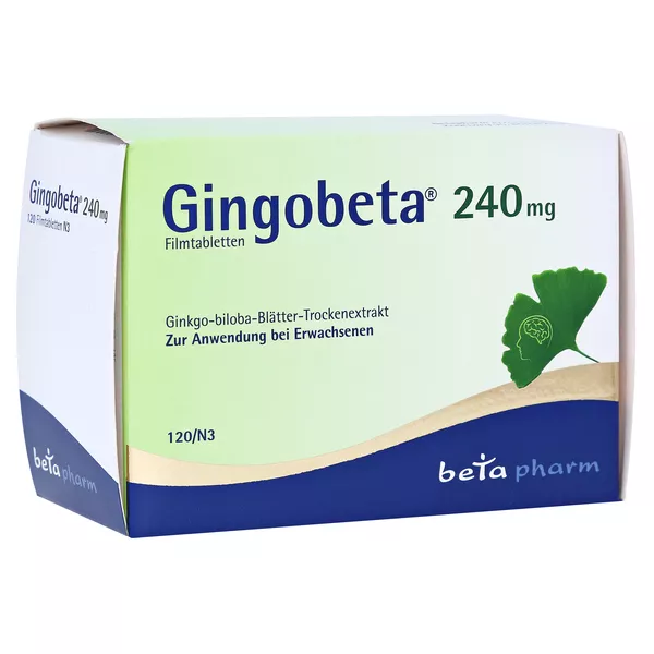 Gingobeta 240 mg Filmtabletten 120 St