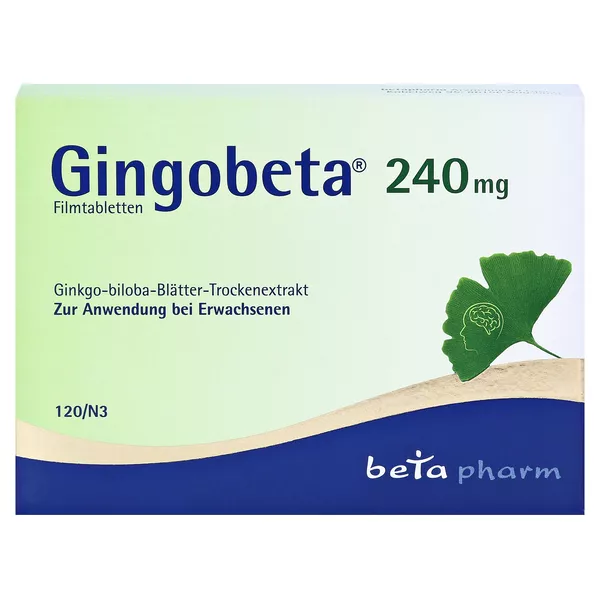Gingobeta 240 mg Filmtabletten 120 St