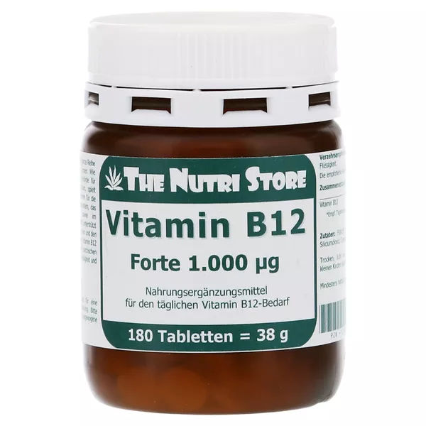 Vitamin B12 1000 µg Forte Tabletten 180 St