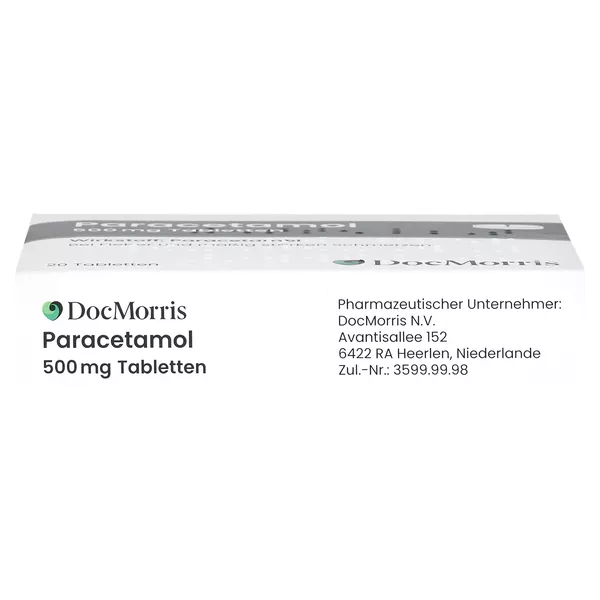 DocMorris Paracetamol 500 mg Tabletten, 20 St.