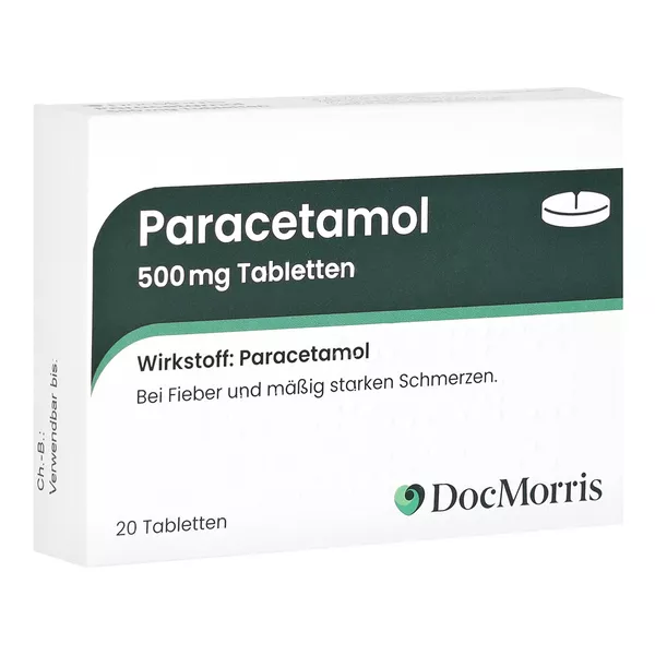 DocMorris Paracetamol 500 mg Tabletten 20 St