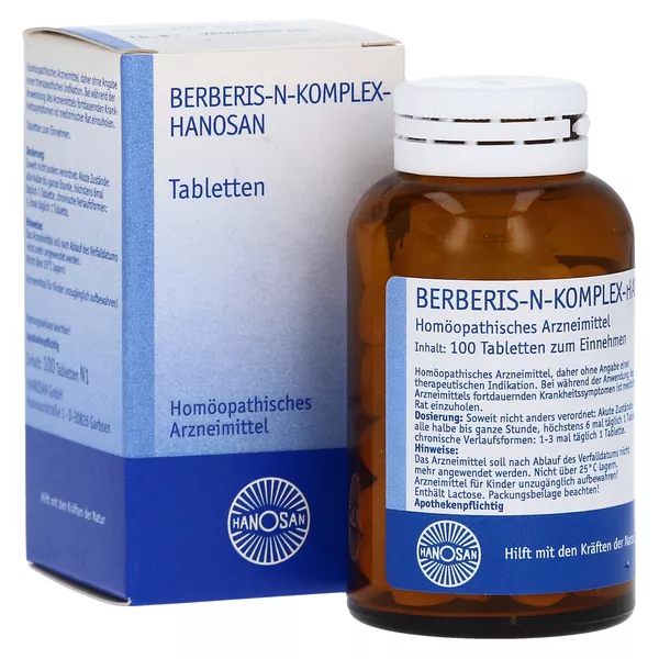 Berberis N-komplex-hanosan Tabletten 100 St