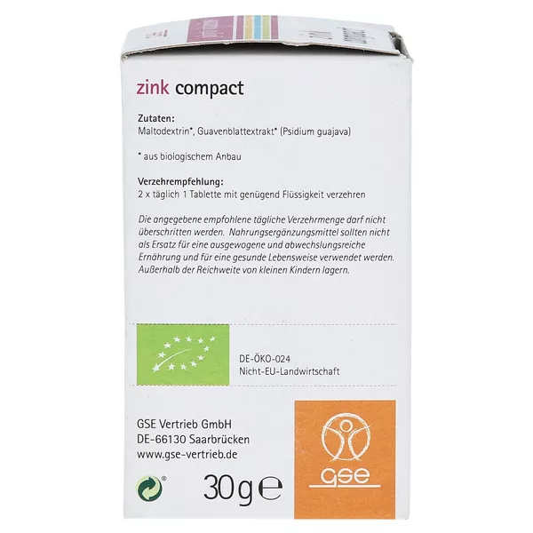 Zink Compact (Bio) 60 St