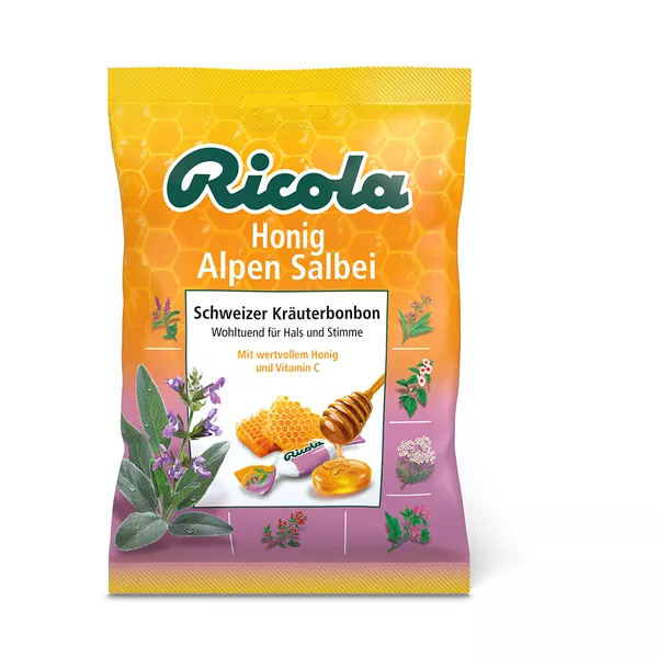 Ricola Honig Alpen Salbei mit Zucker 75 g