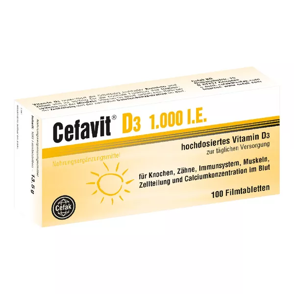 Cefavit D3 1.000 I.E. Filmtabletten 100 St