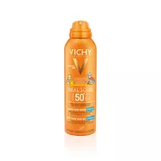 Vichy Idéal Soleil Anti-Sand Kinderspray LSF 50+ für Gesicht und Körper 200 ml