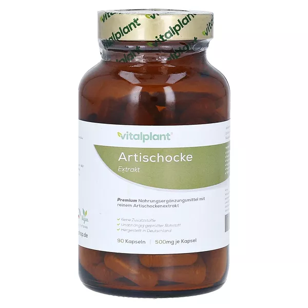 Artischocke 500 mg Extrakt Vitalplant Ka 90 St