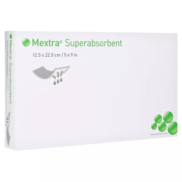 Mextra Superabsorbent Verband 12,5x22,5 10 St