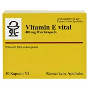 Vitamin E Vital 400 mg Rennersche Apothe 50 St