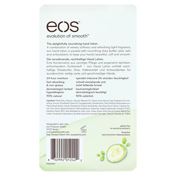 EOS Hand Lotion cucumber Blister 44 ml