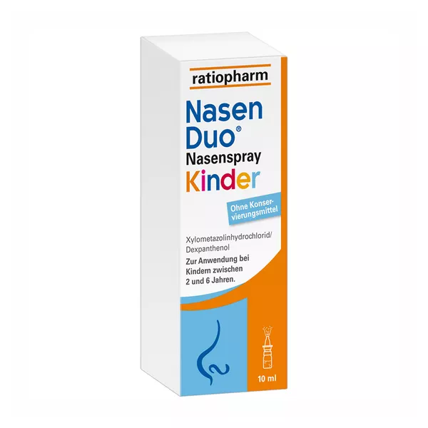 NasenDuo Nasenspray Kinder ratiopharm 10 ml