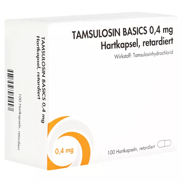 TAMSULOSIN BASICS 0,4 mg Hartkaps.retard.SUN 100 St