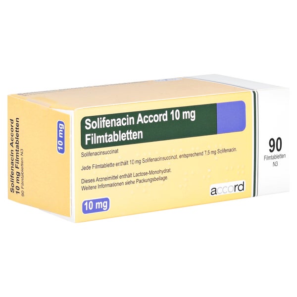 Solifenacin Accord 10 mg Filmtabletten 90 St