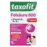Taxofit Folsäure 800 Depot Tabletten 40 St