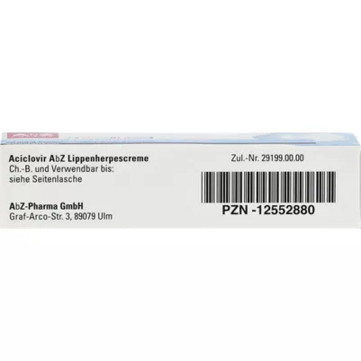 Aciclovir AbZ Lippenherpescreme 2 g