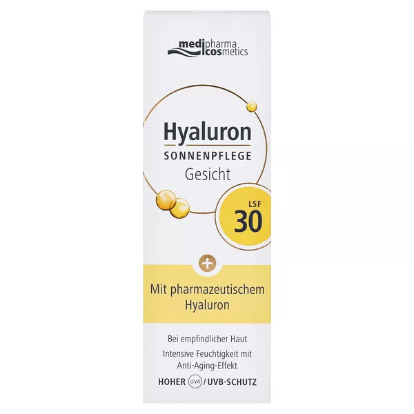 Medipharma Hyaluron Sonnenpflege Gesicht Creme LSF 50 ml