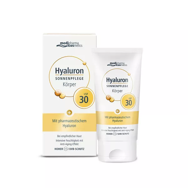 Medipharma Hyaluron Sonnenpflege Körper Creme LSF 30 150 ml