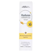 Medipharma Hyaluron Sonnenpflege Körper Creme LSF 30 150 ml