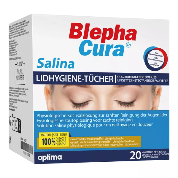 Blephacura Salina Lidhygiene-tücher 20 St