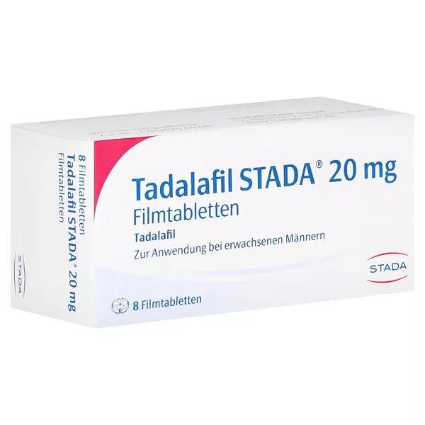 Tadalafil Stada 20 mg Filmtabletten 8 St