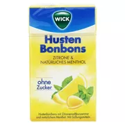 WICK Zitrone & nat.Menthol Bonb.o.Zucker 46 g