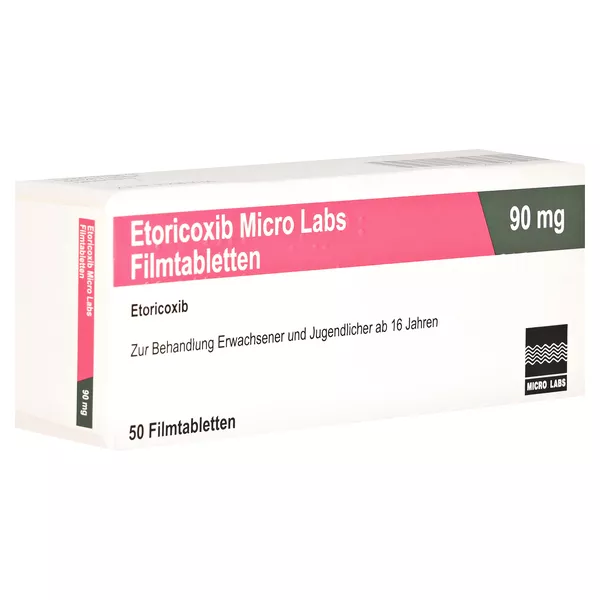 ETORICOXIB Micro Labs 90 mg Filmtabletten 50 St