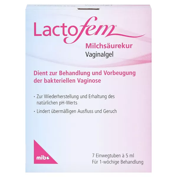 Lactofem Milchsäurekur Vaginalgel 7X5 ml