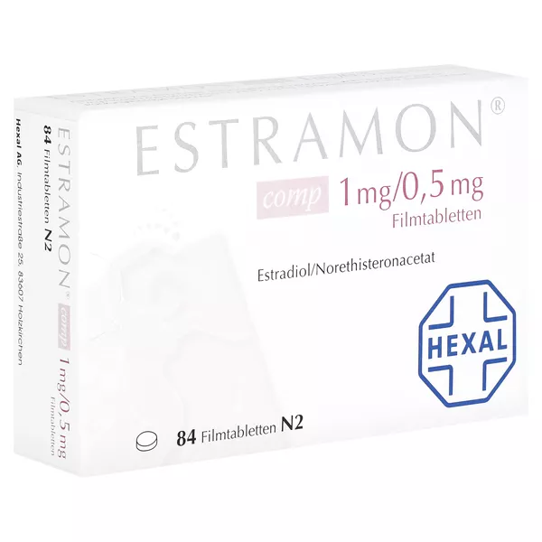 Estramon comp 1 mg/0,5 mg Filmtabletten 3X28 St