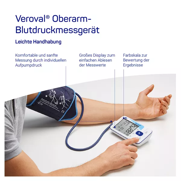 Veroval Oberarm-Blutdruckmessgerät 1 St