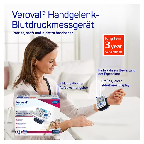 Veroval Handgelenk-Blutdruckmessgerät 1 St
