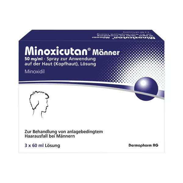 MINOXICUTAN Männer 50 mg/ml Spray 180 ml