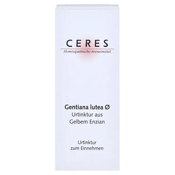 Ceres Gentiana Lutea Urtinktur 20 ml