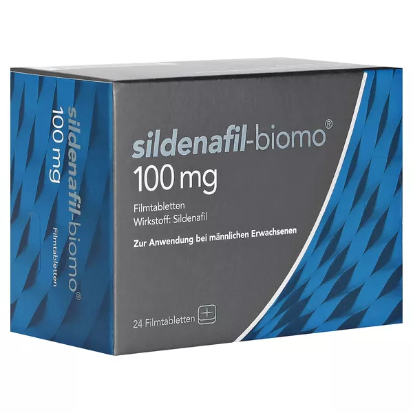 Sildenafil-biomo 100 mg Filmtabletten 24 St
