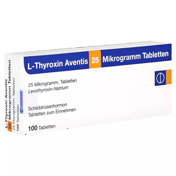 L-thyroxin Aventis 25 µg Tabletten 100 St
