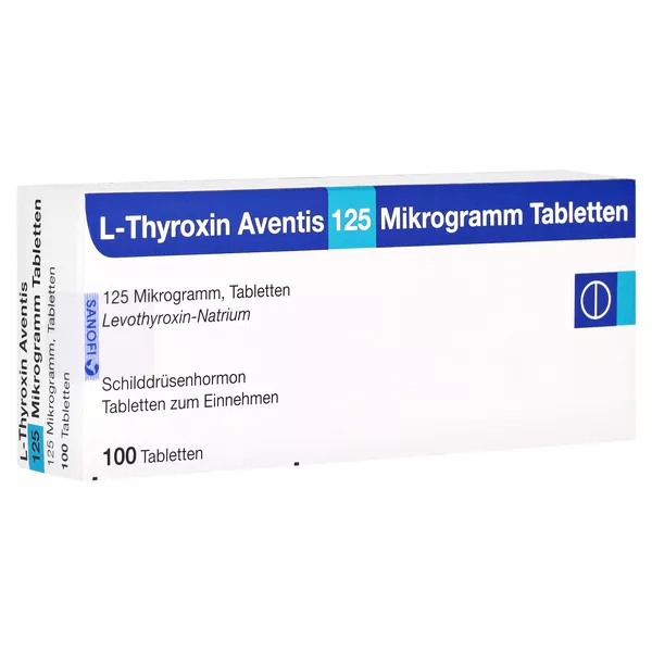 L-thyroxin Aventis 125 µg Tabletten 100 St