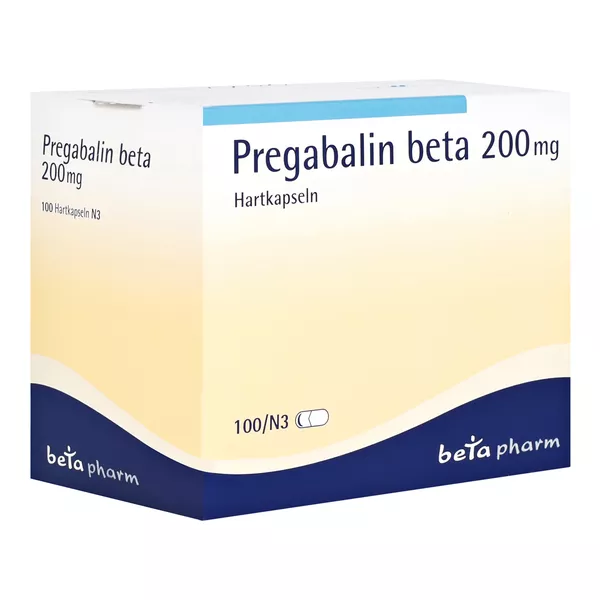 Pregabalin beta 200 mg Hartkapseln 100 St