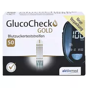 Glucocheck GOLD Blutzuckerteststreifen 50 St