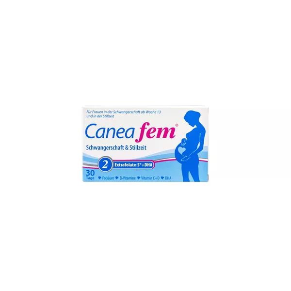 Caneafem 2 Extrafolate-S + DHA Kapseln Schwangerschaft & Stillzeit