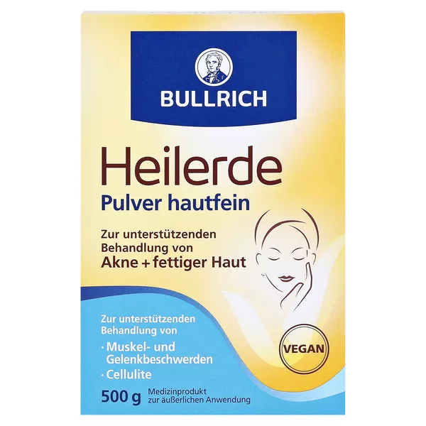 Bullrich Heilerde Pulver hautfein, 500 g