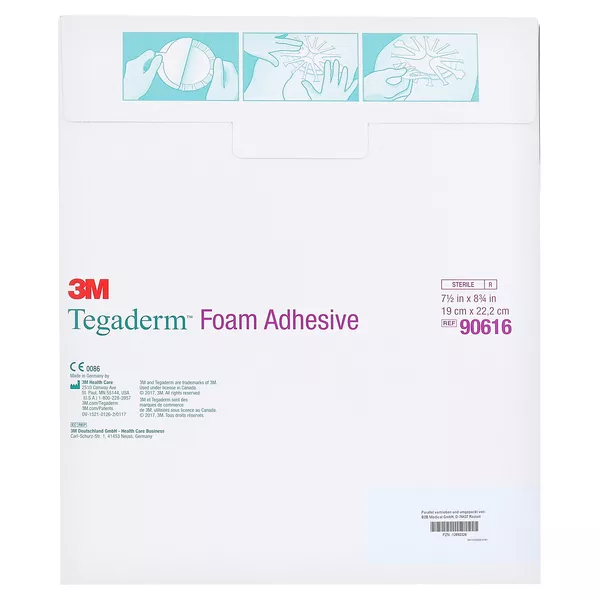 Tegaderm Foam Adhesive 19x22,2 cm oval 9, 5 St.