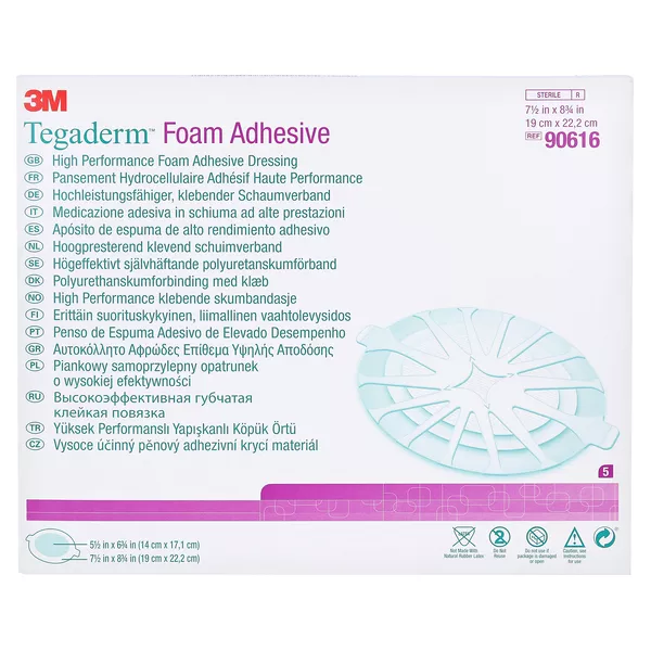 Tegaderm Foam Adhesive 19x22,2 cm oval 9, 5 St.