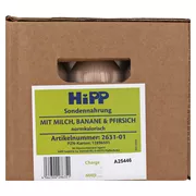 HIPP Sondennahrung Milch Banane & Pfirsi 12X500 ml