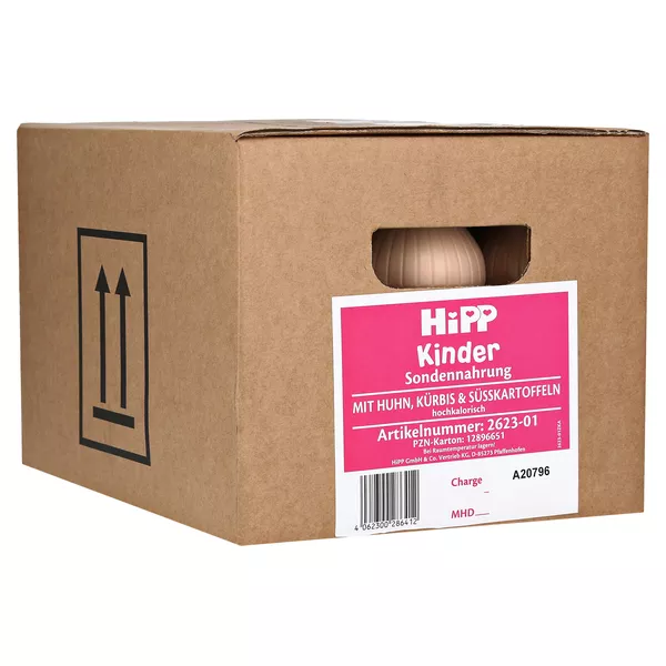 HIPP Sondennahrung Huhn Kürbis & Süßkart 12X500 ml