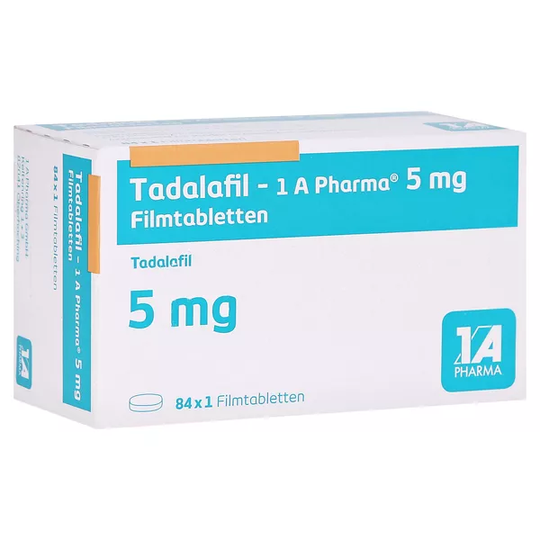 Tadalafil-1a Pharma 5 mg Filmtabletten 84 St