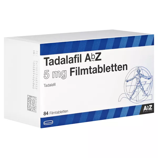 Tadalafil AbZ 5 mg Filmtabletten 84 St