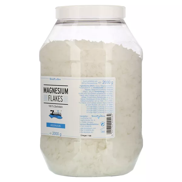 Magnesium Flakes 100% Zechstein Bad 2000 g