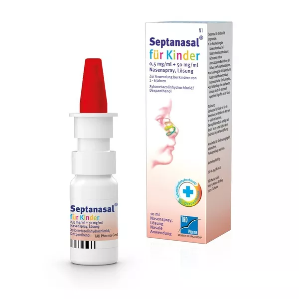 Septanasal für Kinder 0,5 mg/ml + 50 mg/ 10 ml