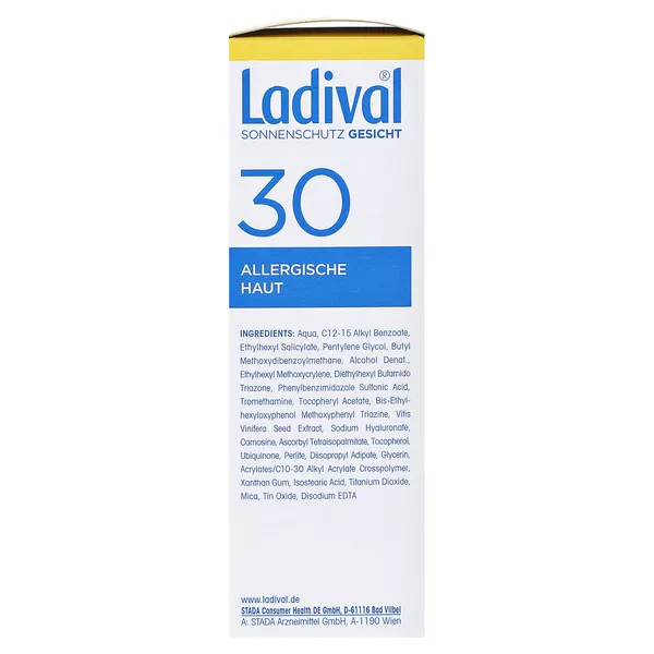 Ladival Allergische Haut Sonnenschutzgel LSF 30 50 ml